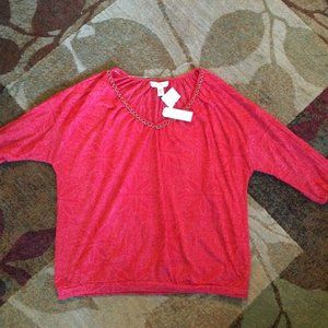 French Laundry Women's 3/4 Sleeve Blouse